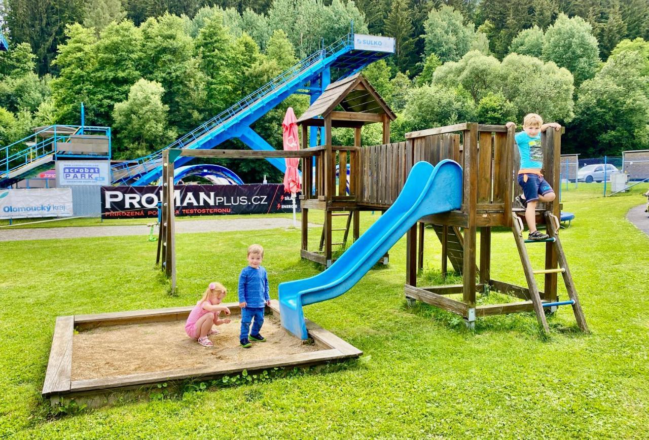 Penzion Acrobat Park Stity Exterior photo